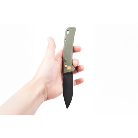 Нож Boker 01BO923 FRND OD Green клинок из стали D2, рукоять Grivory