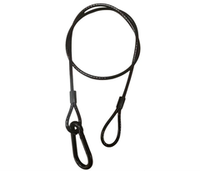 Трос страховочный 70см, чёрный