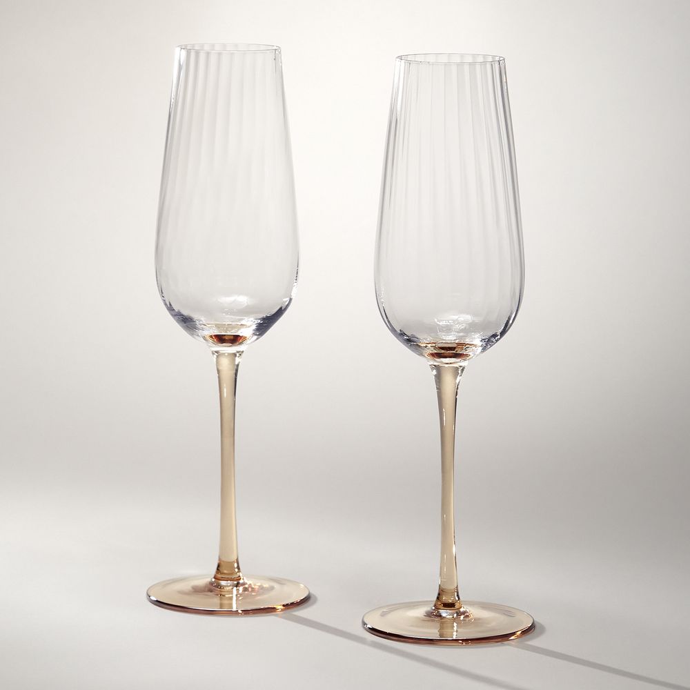 НАБОР БОКАЛОВ ДЛЯ ШАМПАНСКОГО ИЗ 2-Х ШТУК "J'ADORE" 250 МЛ