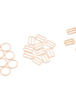 Набор металлофурнитуры телесный 126, 15 мм