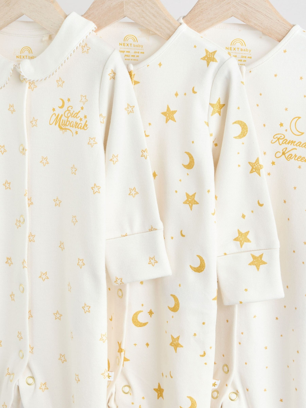 Комбинезон / Cлип для малышей Next AA7-904, 3 шт., Белый