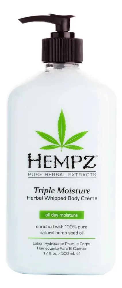 Hempz Молочко для тела Тройное увлажнение- Triple Moisture Herbal Whipped Body Creme,500 мл
