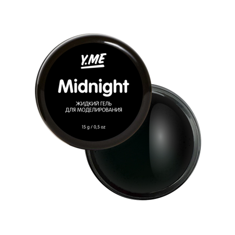 Y.me Гель Midnight жидкий гель (Черный), 15мл