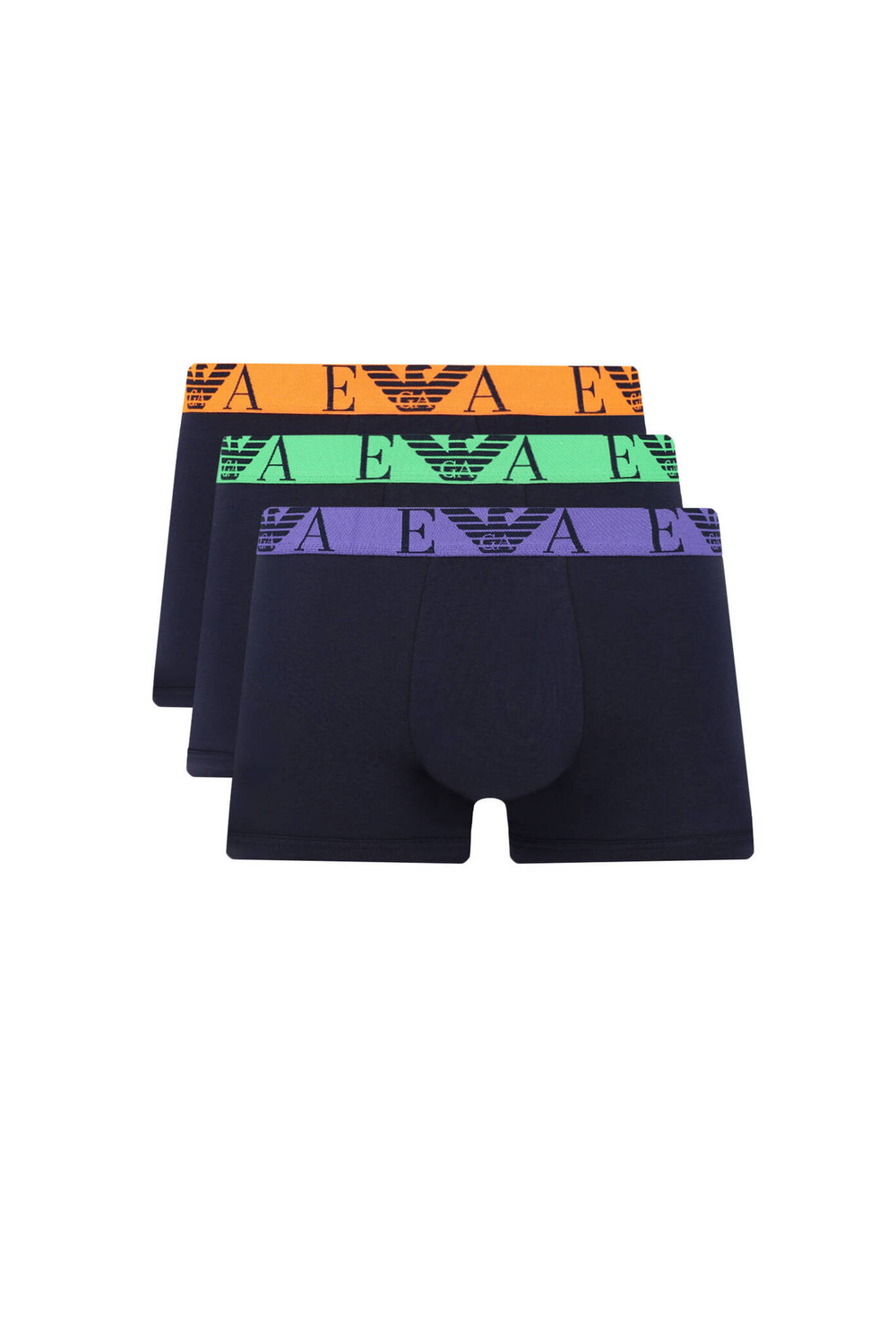 Трусики-боксеры 3шт. Emporio Armani - черный(111357 4R715)