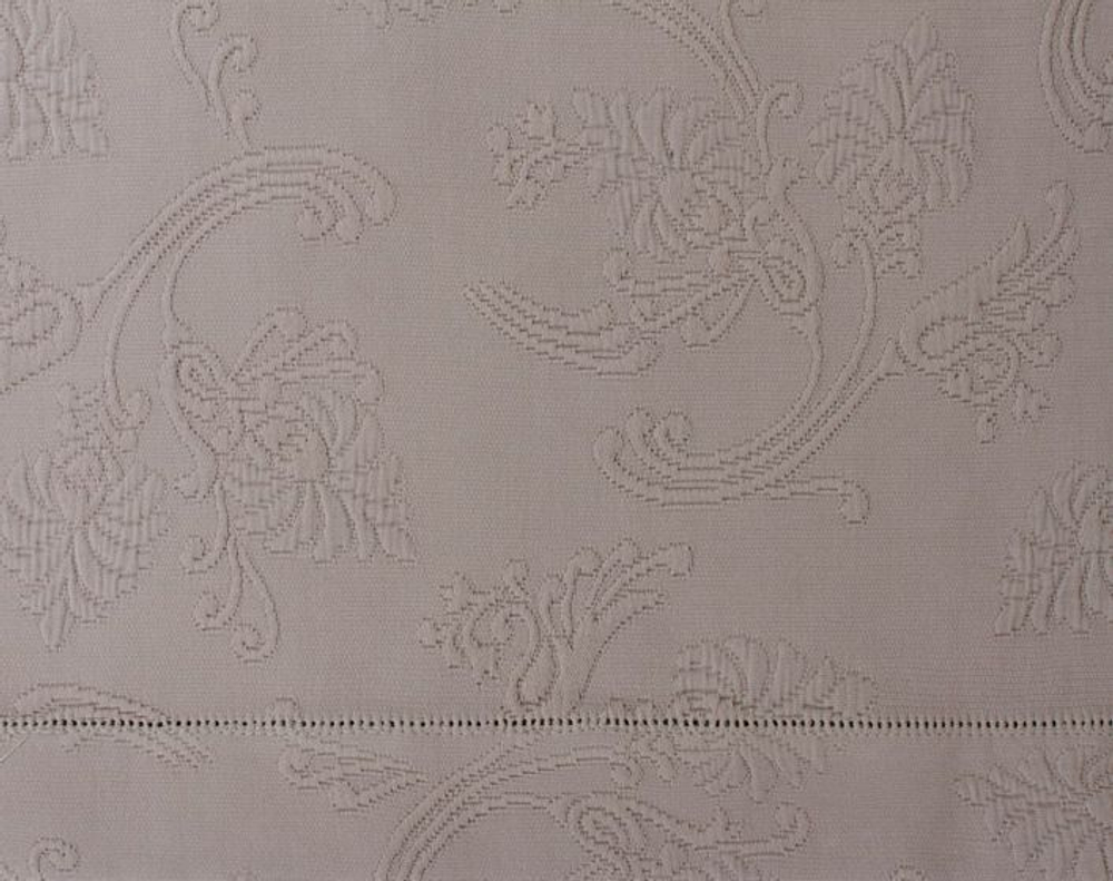 Покрывало 220x240 Luxberry Country с мережкой коричневое Португалия фрагмент