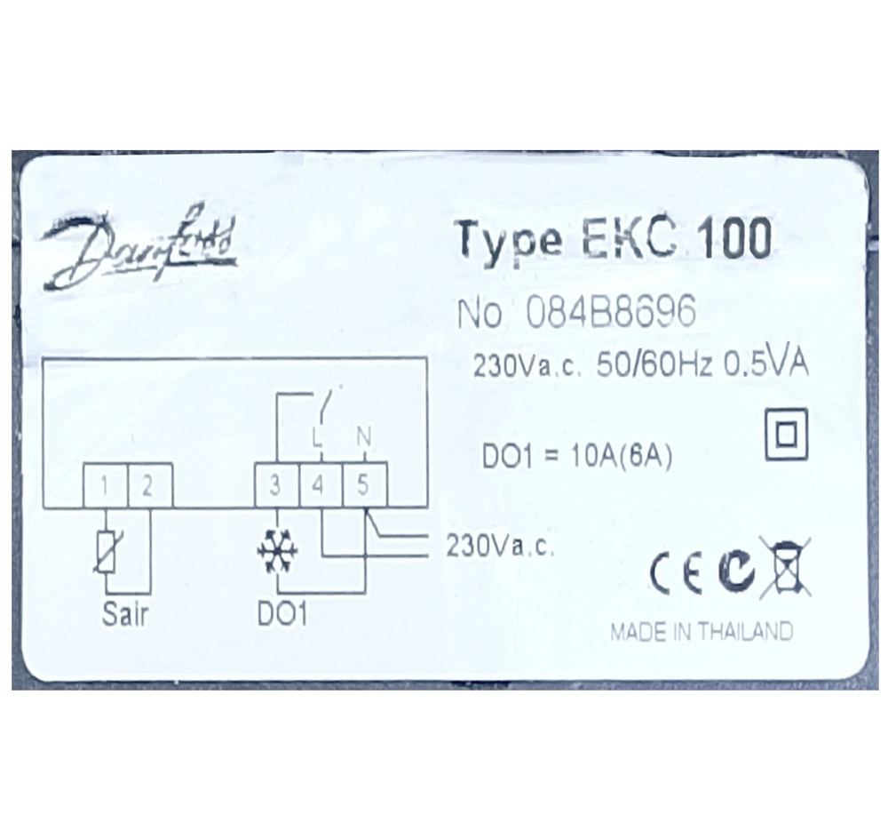 Контроллер Danfoss EKC-100 с 1-м датчиком