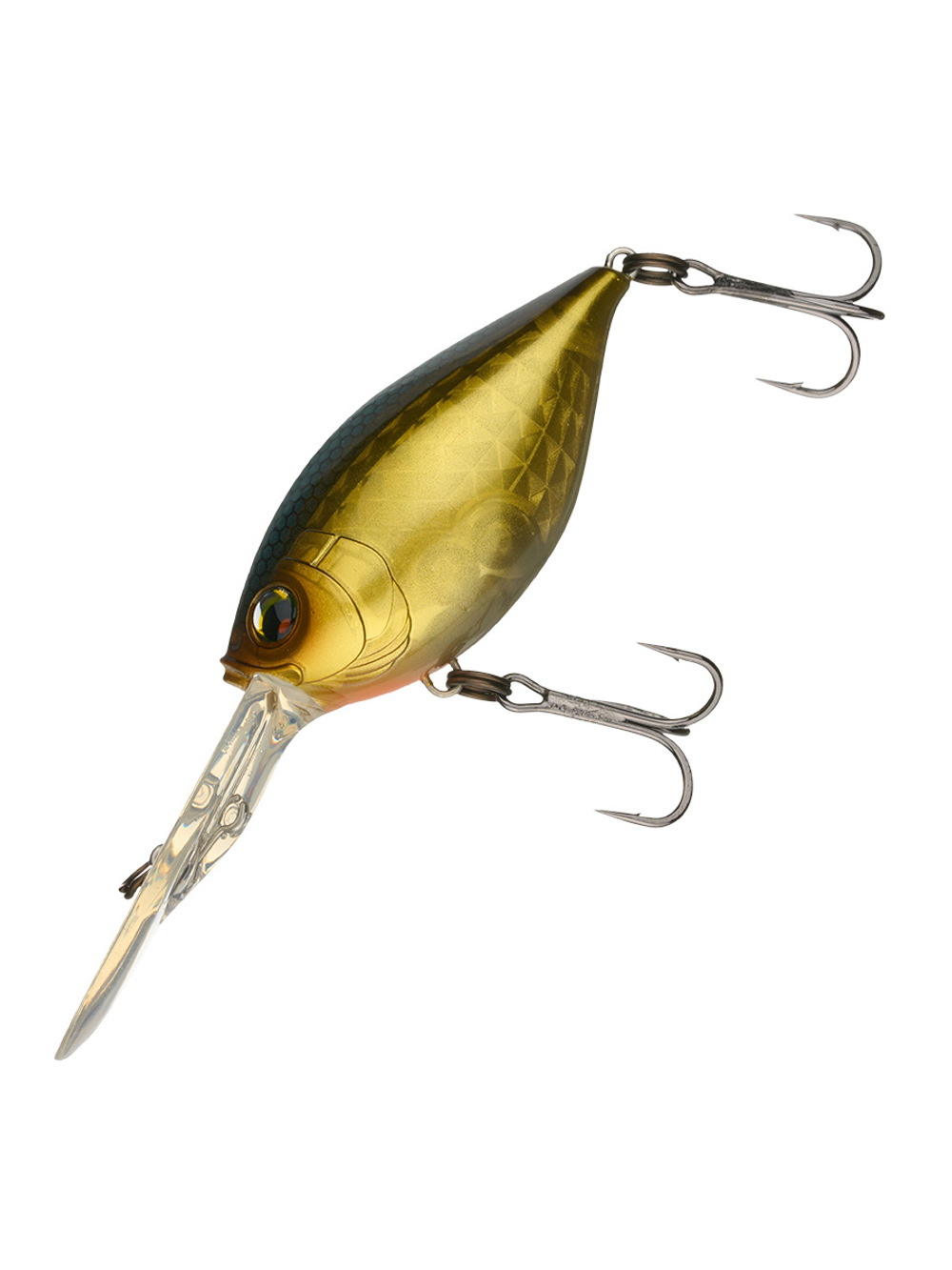 Воблер для рыбалки Duel L-Bass Crank DD 50F F1219-MGGB, 50 мм, 10 г, медленно всплывающий, крэнк