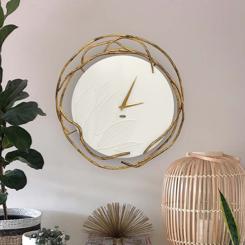 Часы настенные Арт Колор Белый опал Амбер