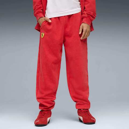 PUMA X SCUDERIA FERRARI СПОРТИВНЫЕ БРЮКИ SPORTSWEAR, КРАСНЫЙ