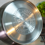 Чайник 2л нерж со свистком, ручка с нейлоновой вставкой