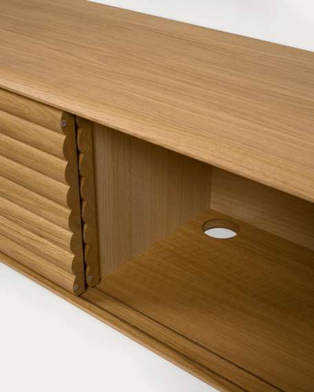 Тумба под ТВ Lenon из древесины дуба 200x55 см