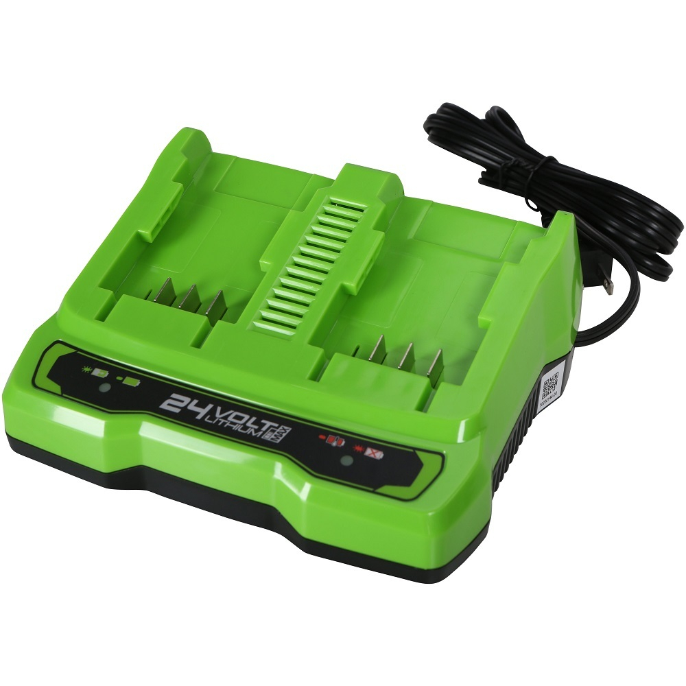 Зарядное устройство GREENWORKS на 2 аккумулятора 24V   2931907