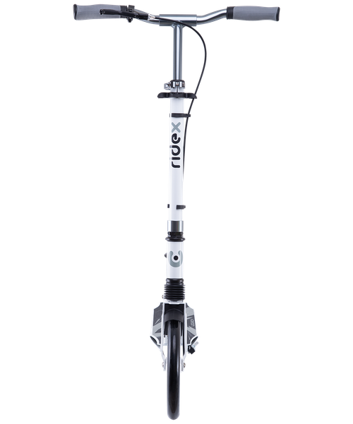 Самокат городской RIDEX Legacy 250/200 мм, ручной тормоз, белый