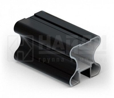 Вертикальный профиль Н (5,40 м) Черный глянец