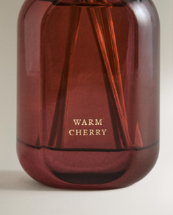 Zara Home Аромадиффузор Warm Cherry 100 мл, тростниковые палочки микадо, аромат фруктовый, Персиковый