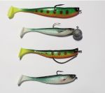 Виброхвост LUCKY JOHN Basara Soft Swim 3D, 2.5in (63 мм), цвет PG02, 8 шт/уп