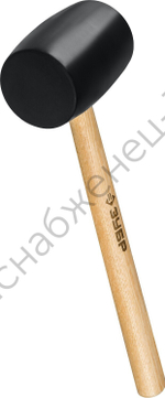 ЗУБР 450 г, Чёрная резиновая киянка (2050-65)