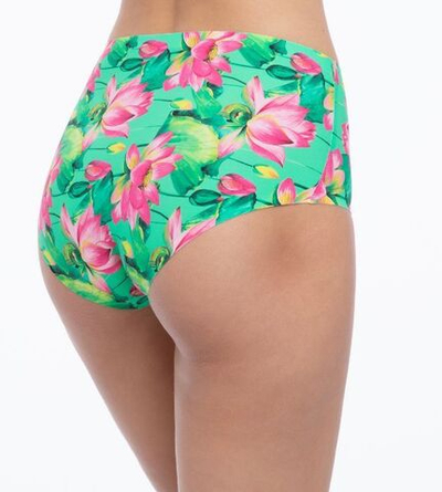 Трусы-слип Lotus с высокой линией талии (Размер: M) (Цвет: разноцветный)