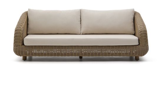 3-местный диван Meria из искусственного ротанга 208 см