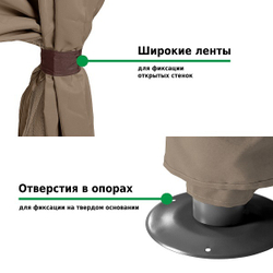 Шатер-беседка садовая Green Glade 3x6 м