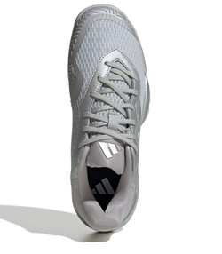 Детские Кроссовки теннисные  Adidas Barricade K - silver metallic/silver metallic/dash grey