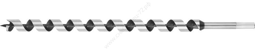 URAGAN 22x450/360мм, сверло левиса по дереву, шестигранный хвостовик