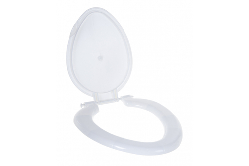 Сиденье для унитаза овал белое      8763