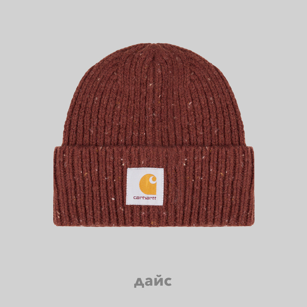 Шапка Carhartt WIP Anglistic Beanie артикул:I013193_offroad - купить в магазине Дайс