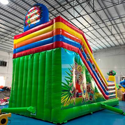 Коммерческий надувной батут-горка «Индиана ЭКСТРА 2», 7x4x6 м