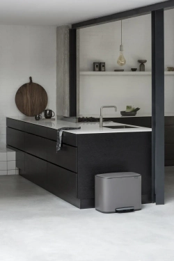 Brabantia Контейнер для мусора Bo 3х11л с сегрегацией, платина