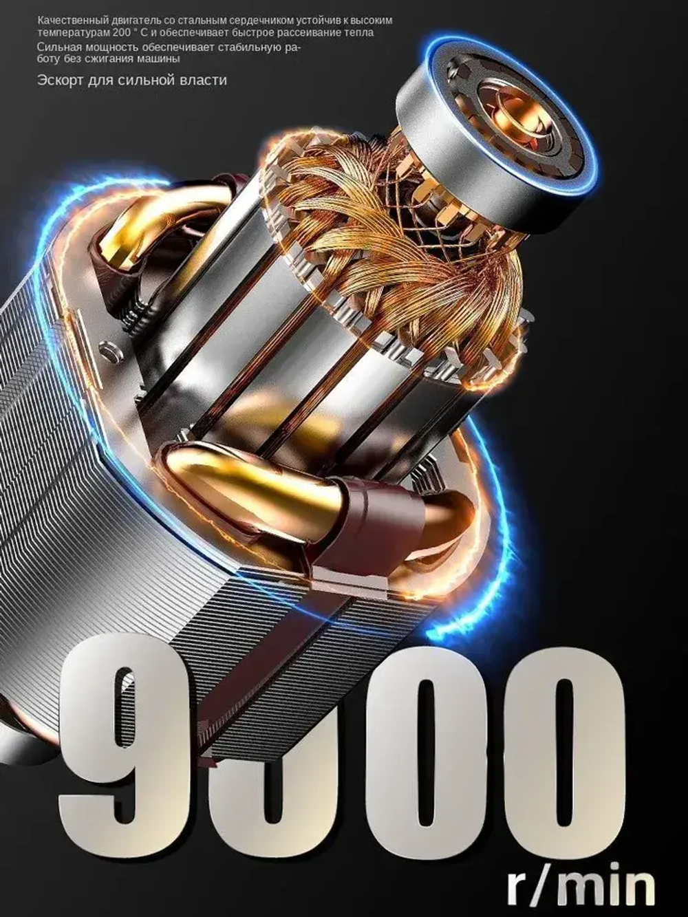 Мини УШМ аккумуляторная, 500 Вт, 75mm, 9000 об/мин, Без аккумуляторов и аксессуаров