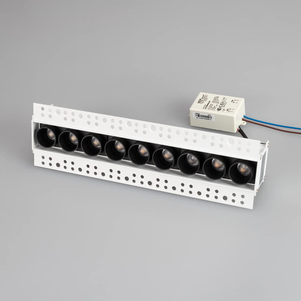 Светильник MS-ORIENT-BUILT-TRIMLESS-TC-S38x277-20W Warm3000 (WH-BK, 30 deg, 230V) (Arlight, IP20 Металл, 5 лет) 031926