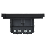 FORTE&PIANO Выключатель 2-клавишный перекрестный 10А FP209M металл белый IEK