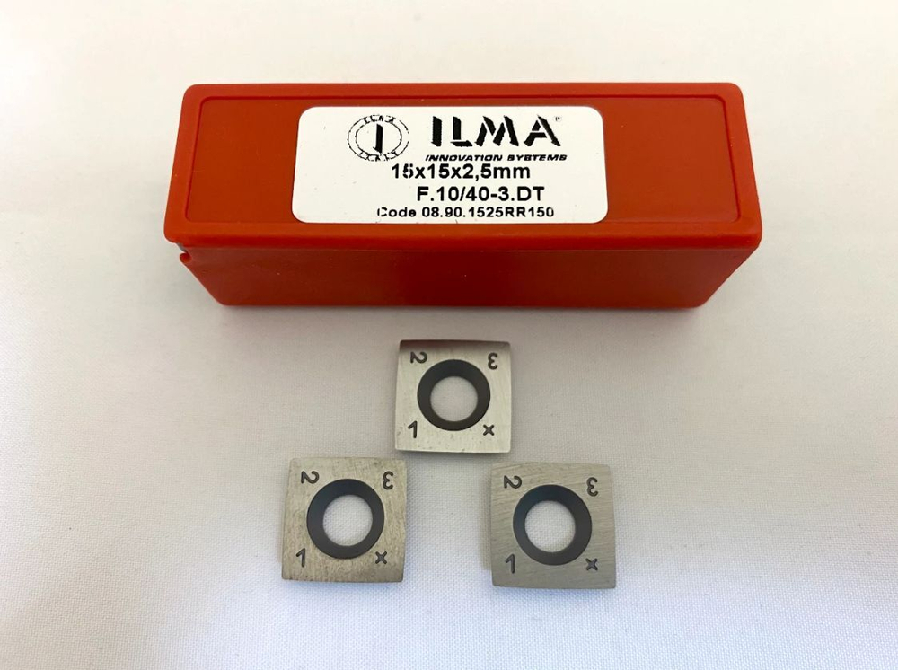 Нож сменный квадратный твердосплавный 15x15x2,5 стандарт 30° R=150 HW,ILMA