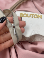 Молния металл Riri, 3 мм, разъёмная, цвет 2230, светло-бежевый