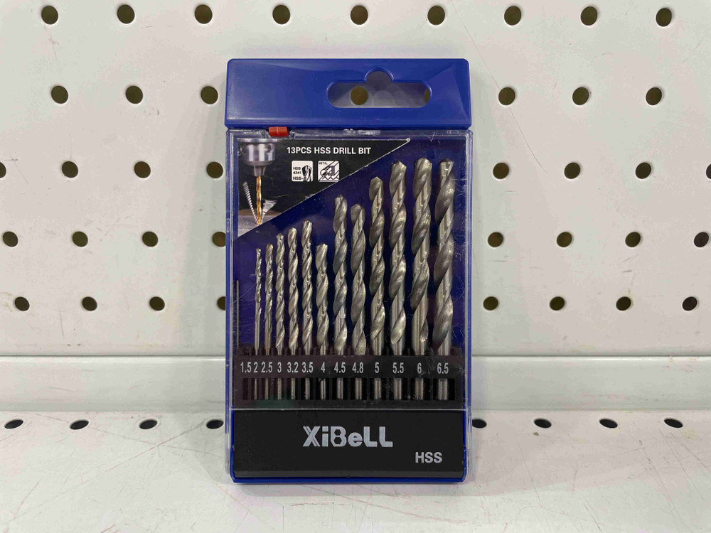 Набор сверл по металлу (13 шт; 1.5-6.5 мм; HSS)