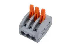 Клемма Navigator NTC-R 3*4 с рычагами серая 24861