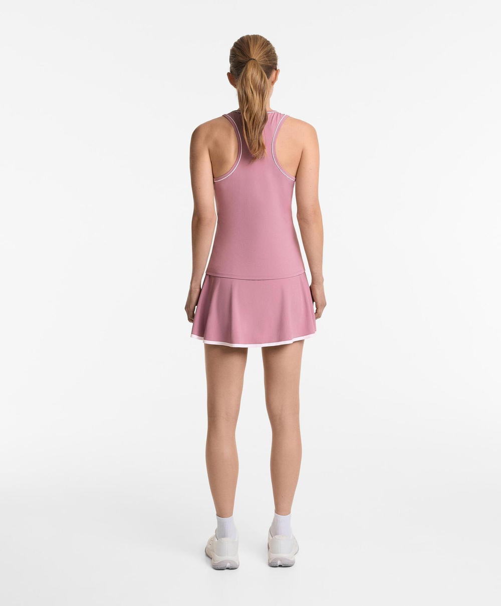 Oysho Юбка с кантом, розовый