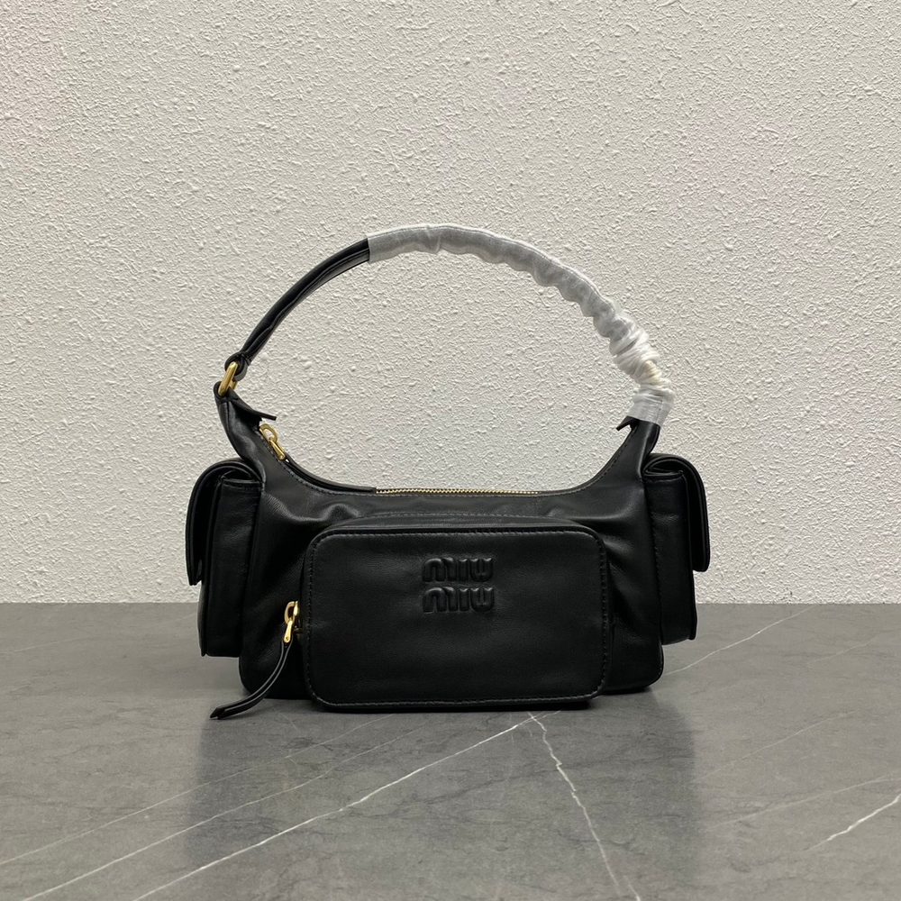 Miu Miu Leather Pocket Bag 21 cm