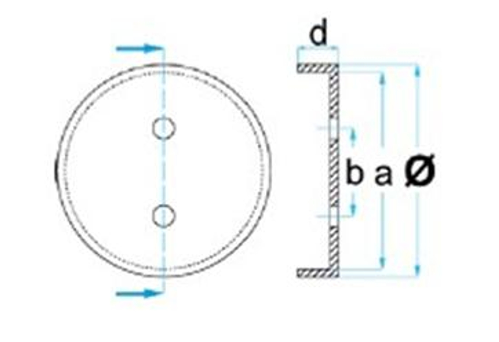 A3 Резиновая накладка для двухстоечных подъемников АТИС