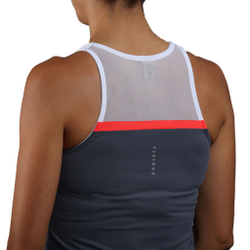 Женская теннисная майка Endless Lace Tank Top Women - Dark Blue, White