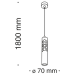 Подвесной светильник Technical P037PL-L11W4K