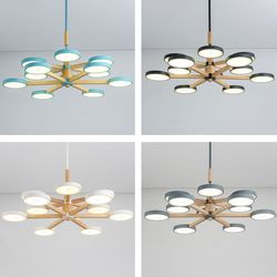 Люстра на штанге TURNA DBL L6 Gray