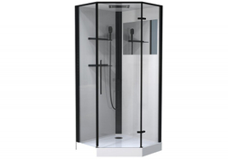 Кабина душевая Esbano (Эсбано) ESM-PENTA-90 R, с низким поддоном, с гидромассажем, 90х90х215