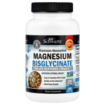BioSchwartz, Maximum Absorption, бисглицинат магния, 360 вегетарианских капсул