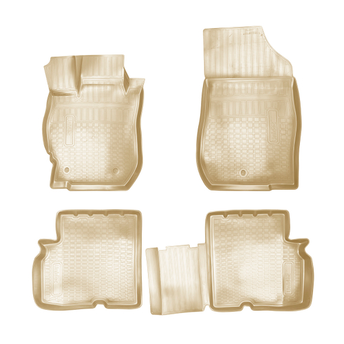 Ковры в салон Norplast/Unidec для Nissan Almera в кузове RU G15 (2012-2018), Бежевый, арт.NPA11-C61-021-B