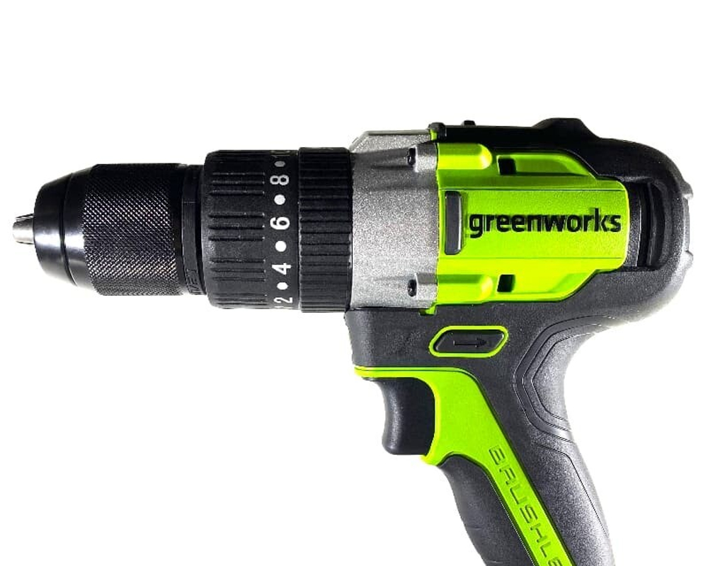 Дрель-шуруповерт 24V Greenworks GD24DD60 ударная б/щ 60Нм без АКБ и ЗУ