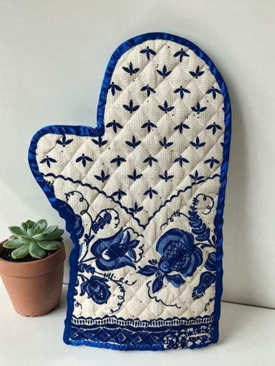 Прихватка для кухни Рукавичка Гжель