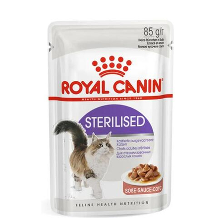 Корм влажный для кошек Royal Canin Sterilised кусочки в соусе, 85г