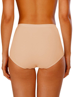 Набор из 2 трусов-макси из гладкого микроволокна (Размер: S) (Цвет: черный)